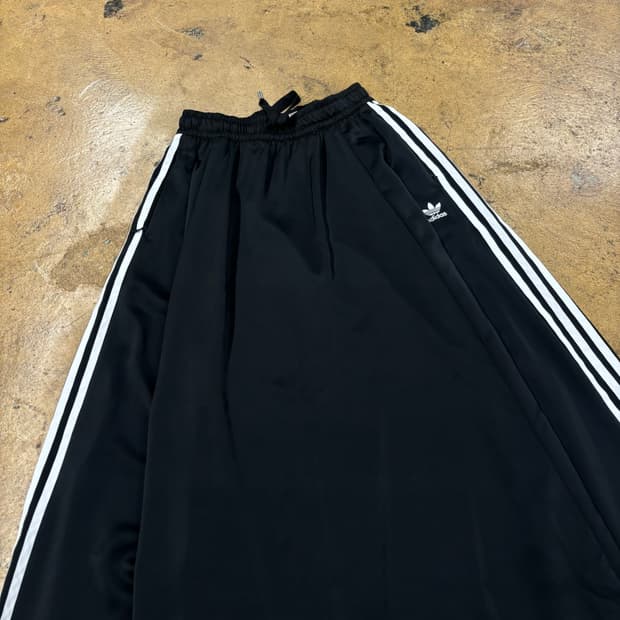 [정품/XS] 아디다스 블랙 트랙 롱 스커트 