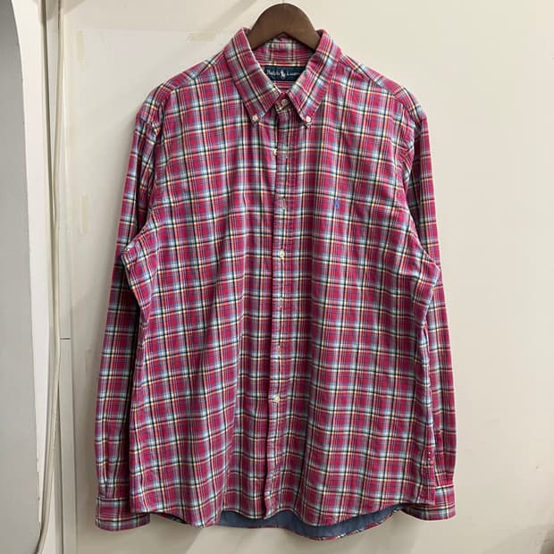 N6 폴로 체크 셔츠