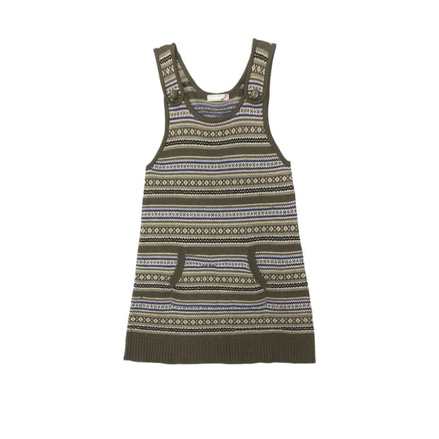 BEAMS BOY knit sleeveless dress 