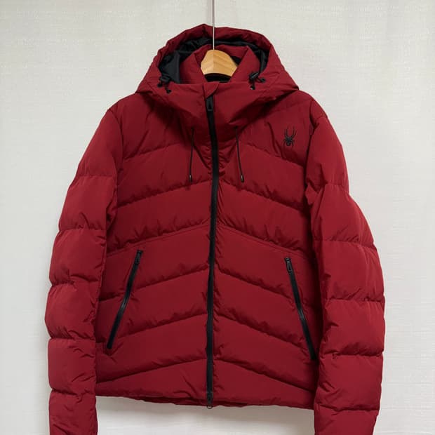 스파이더유니섹스후드덕다운패딩