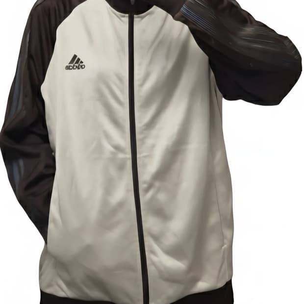 아디다스 희귀 빈티지 져지/크림 브라운