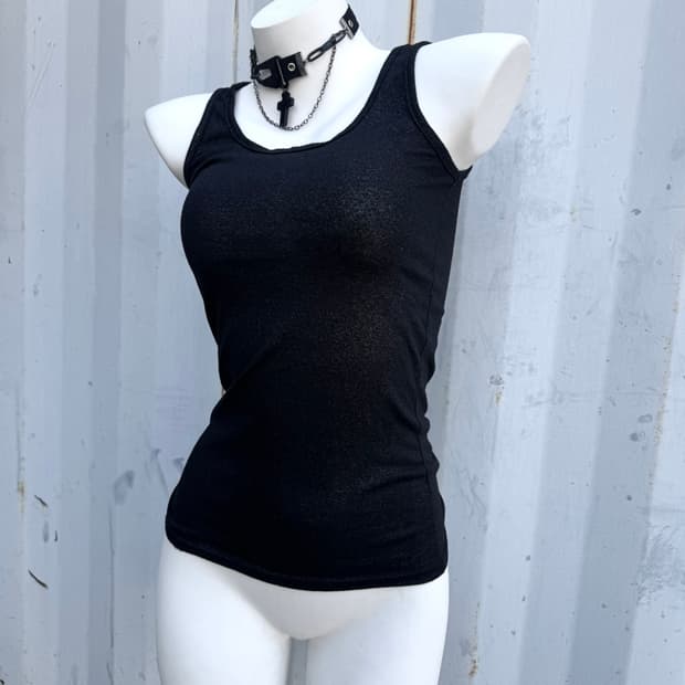 Glitter sleeveless