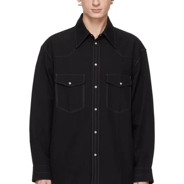 [48] 르메르 25fw 웨스턴셔츠 블랙