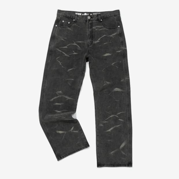 엑스트라오디너리 BLEACHED DYING DENIM KHAKI