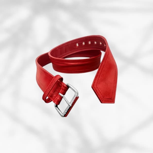 Marceline tie belt (red)
