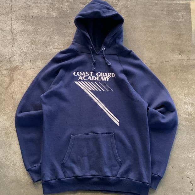 80s 챔피온 튜블러 스웻후디 코스트 가드 아카데미