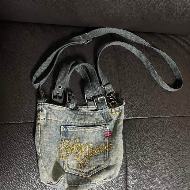 빈티지 데님크로스백