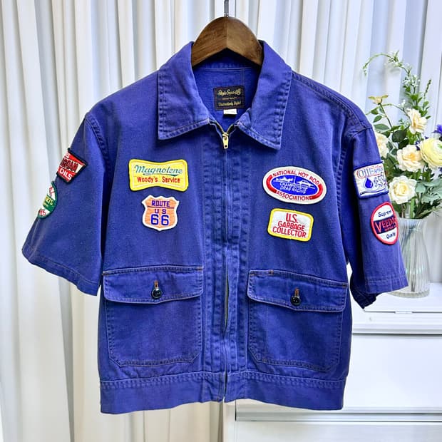 Style Eyes 스타일 아이즈 와펜 워크자켓