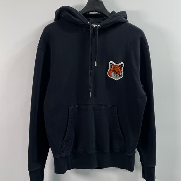 메종키츠네 벨벳 폭스 헤드 후드티 (on.743) 