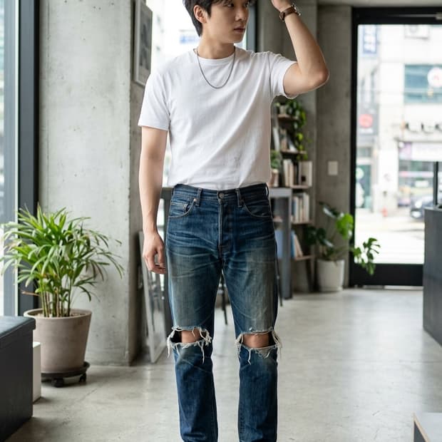 리바이스 90s USA Big E Selvedge