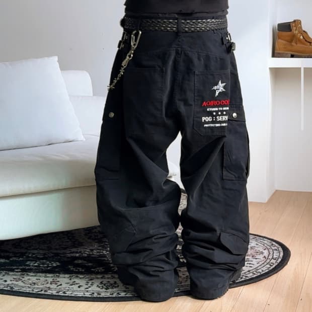 [2] 아오이로 포그서비스 콜라보 히카리 M65 팬츠 블랙