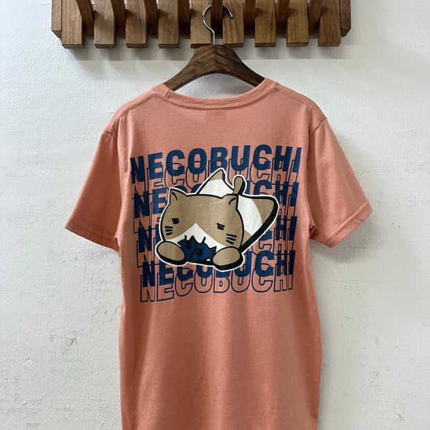 일본빈티지 NEKOBUCHI-SAN 네코부치산 더스티로즈 그래픽 티셔츠
