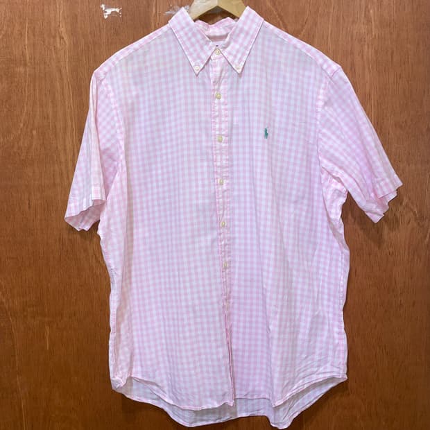 (XL) POLO 폴로 랄프로렌 체크 반팔 셔츠
