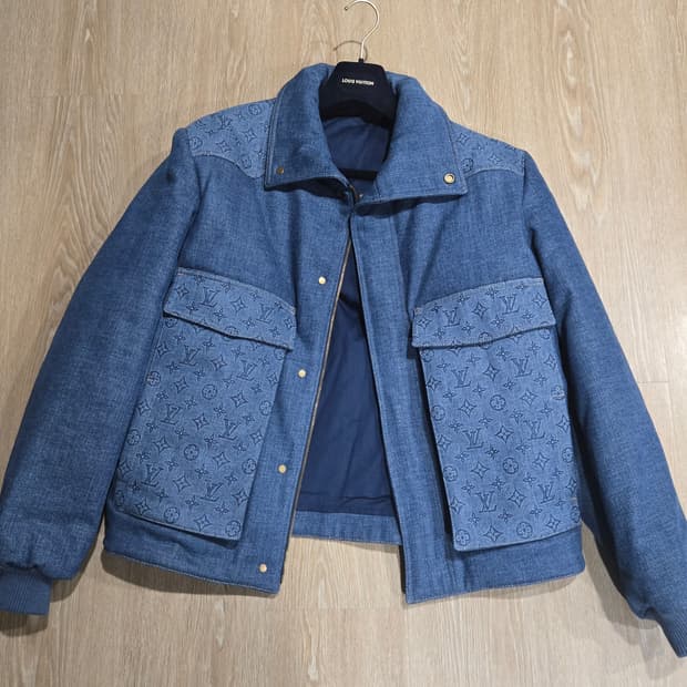 루이비통 모노그램 데님 패딩 자켓