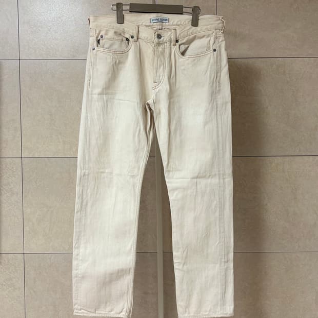 스톤아일랜드 13ss 화이트 데님