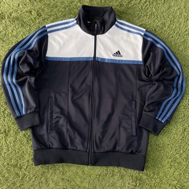 아디다스 희귀 네이비 트랙탑 져지집업 95/M