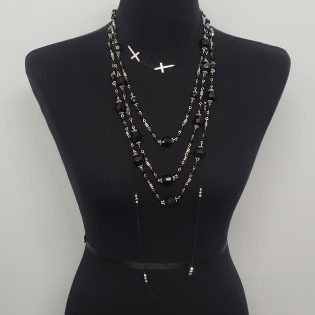 cross necklace set