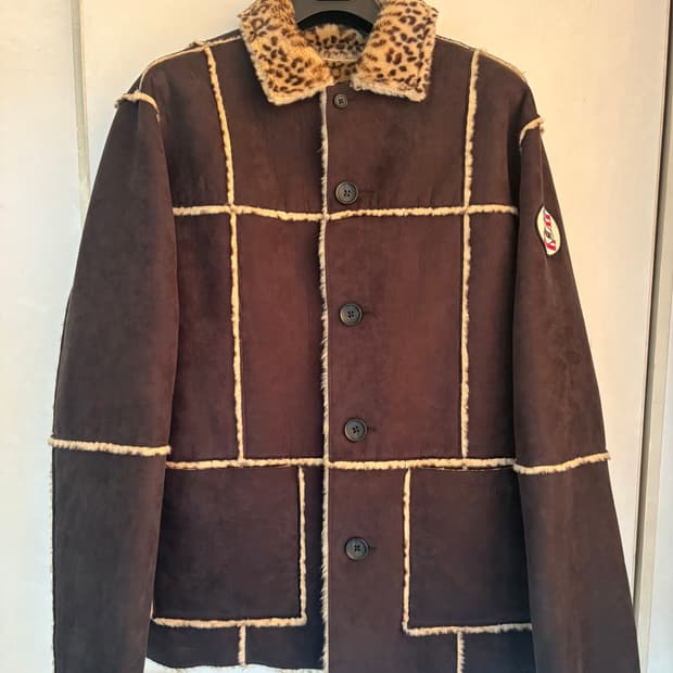 슈프림 리버시블 레오파드 자켓 M