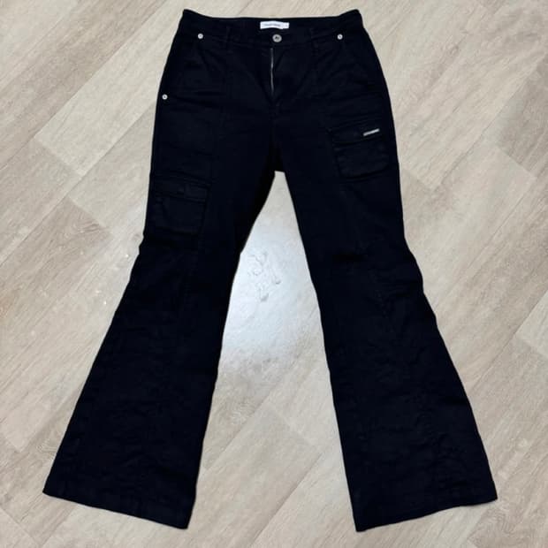 미세키서울 라인 포켓 카고 팬츠 블랙 2사이즈