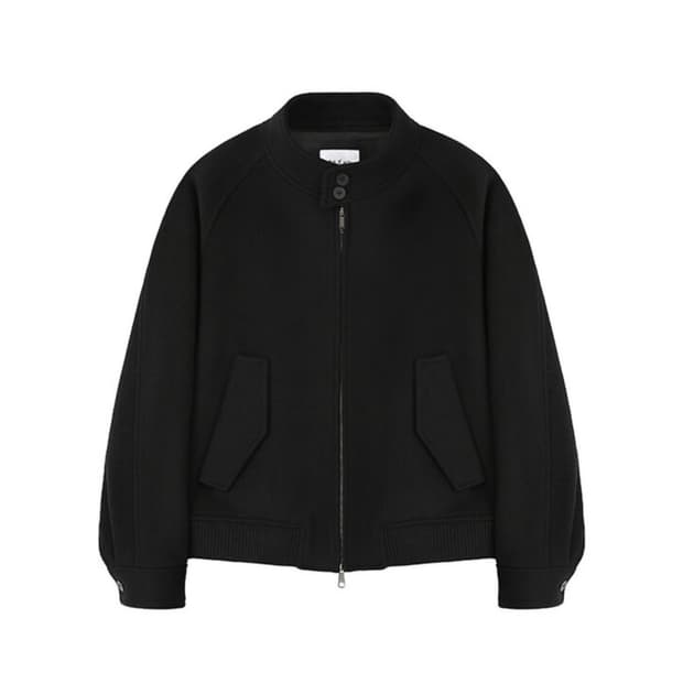 (새상품/M) 아트이프액츠 캐시미어 세인트 해링턴자켓 블랙