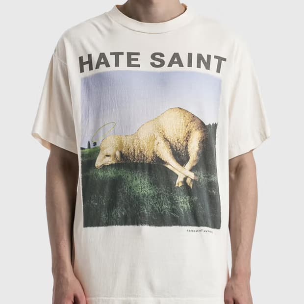 세인트 미카엘 세인트 헤이트 SAINT HATE 반팔 티셔츠 L