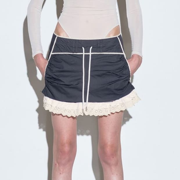 스컬프터 코르셋 탑 블랙