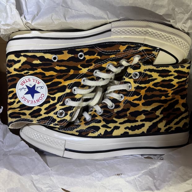와코마리아 wacko maria 컨버스 레오파드 250 US6.5
