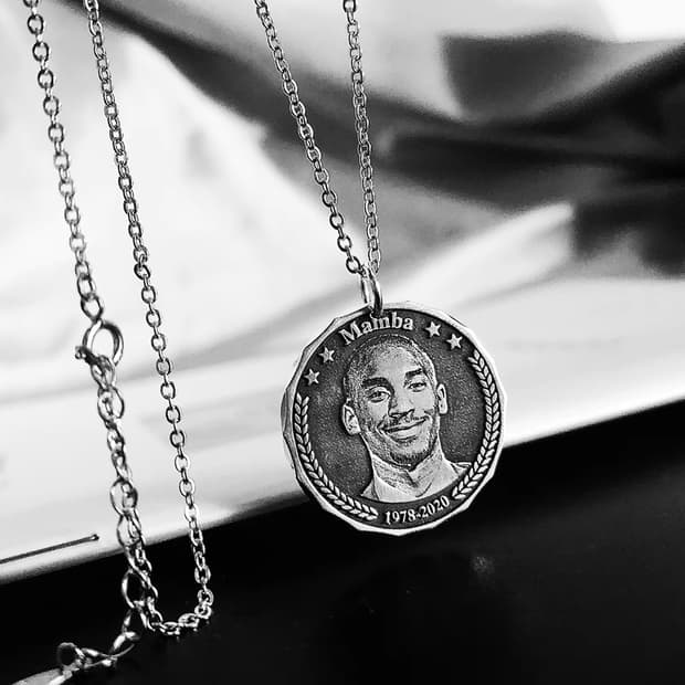 S999 순은 수공예 목걸이  사진 맞춤 펜던트