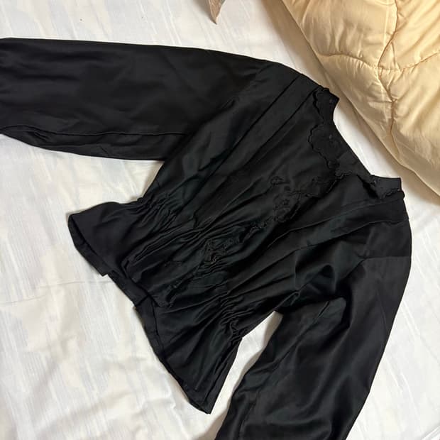 프랑스 앤틱 빈티지 블라우스 고딕