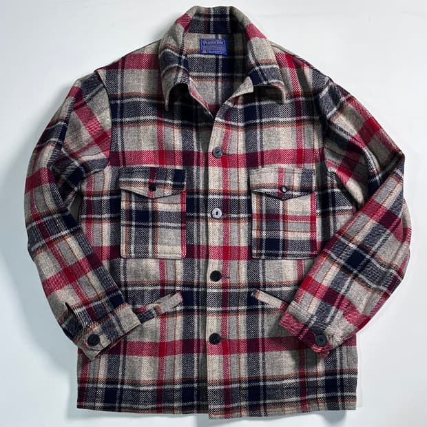 펜들턴 플레이드 체크 울 자켓