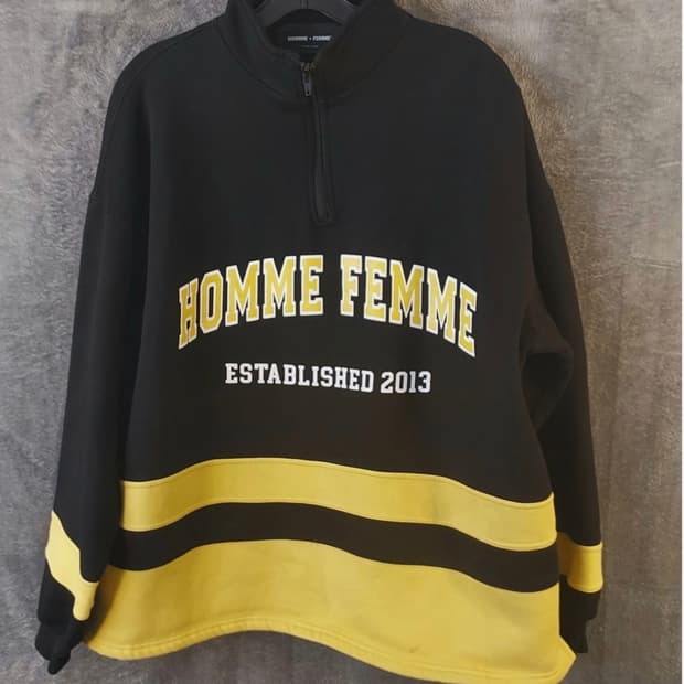 Homme femme 하프집업자켓 (기모xl 105 )