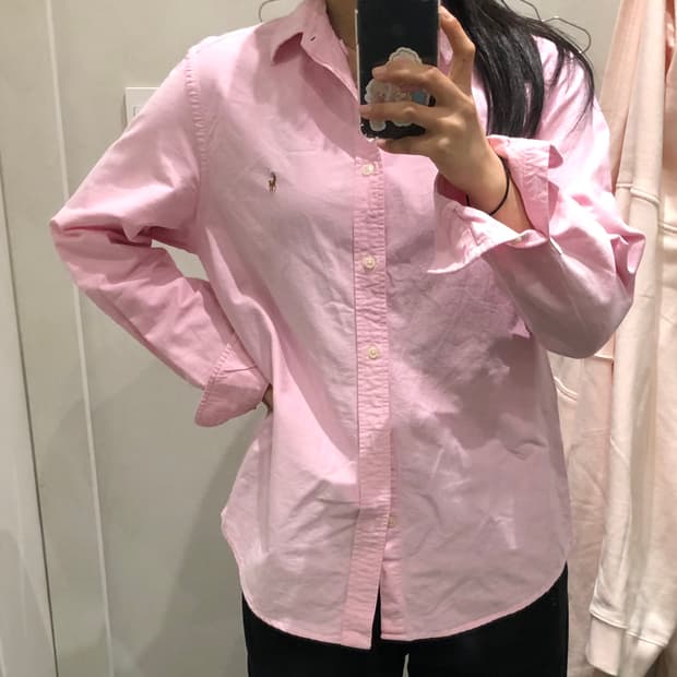 폴로 랄프로렌 핑크 옥스포드 셔츠 남방