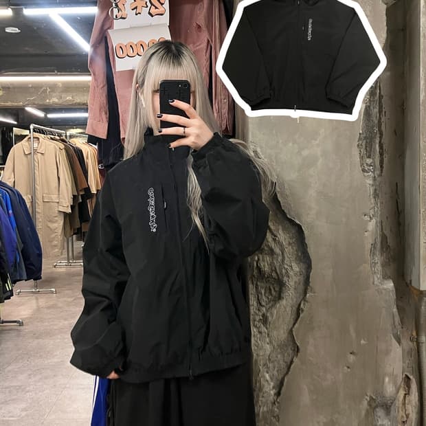 코드그라피 점퍼 블랙 L #csz3027 
