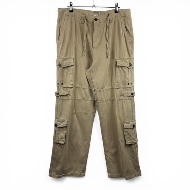(XL) 아베크롬비 빈티지 Y2K 카고 팬츠 베이지