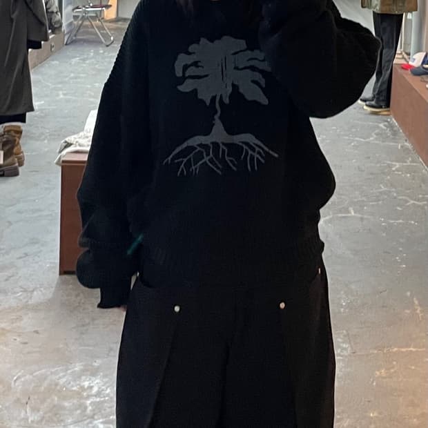 우알롱 호프트리 트랙해치 니트 H1578