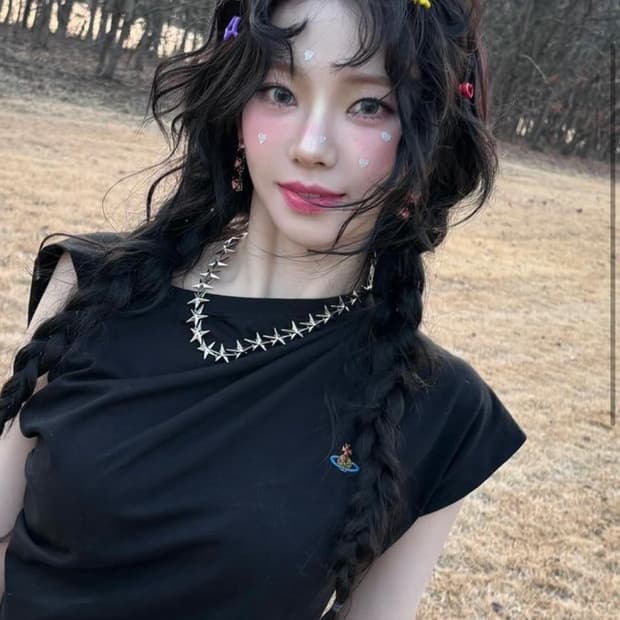 비비안웨스트우드 헤보 탑 블랙 s