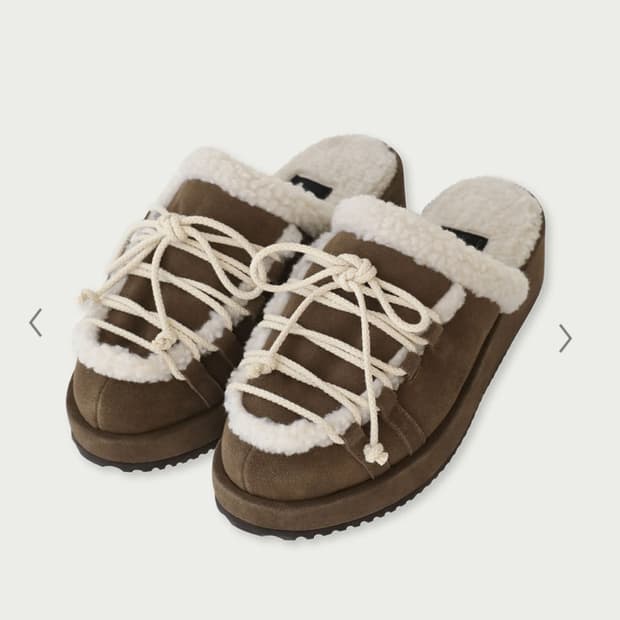 유즈 퍼 뮬 어그 슬리퍼 230