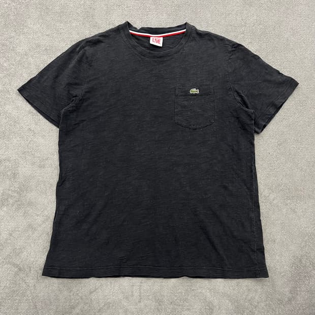3 라코스테 포켓 반팔 티셔츠