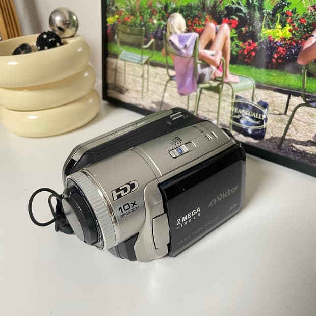 [풀박스] JVC GZ-MG70 블랙 빈티지 캠코더 