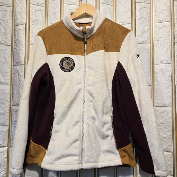 밀레 여성 보아털 후리스 플리스 점퍼 100