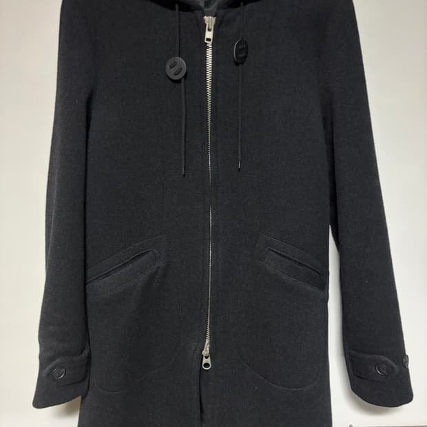 W::label 보세 면 코트