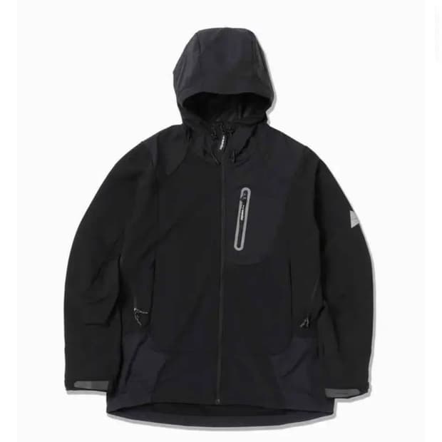 앤드원더 스트레치쉘자켓 블랙 M