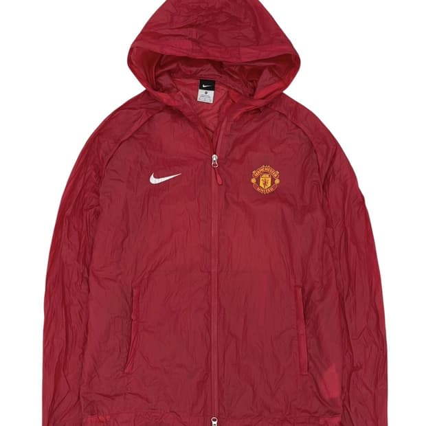 나이키 올드스쿨 맨유 바람막이 딥레드 (XL)