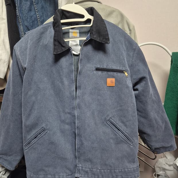 칼하트 데님 자켓 100사이즈 블루 새상품