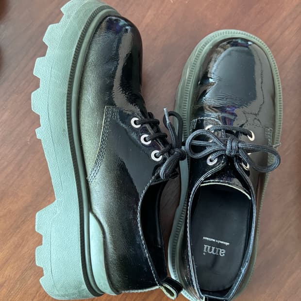 [정품/IT 44] 아미 파리스(Ami Paris) 럭 솔 더비 슈즈 (