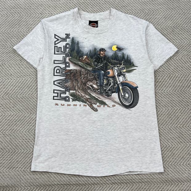 USA 할리데이비슨 프린팅 반팔티 r3287