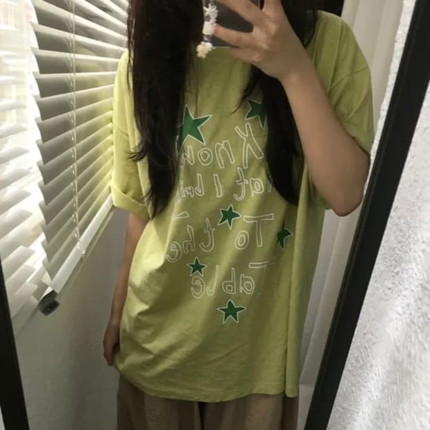 빈티지 반팔티 오버핏