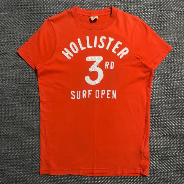 홀리스터 y2k 빈티지 자수로고 반팔 티셔츠o 5314