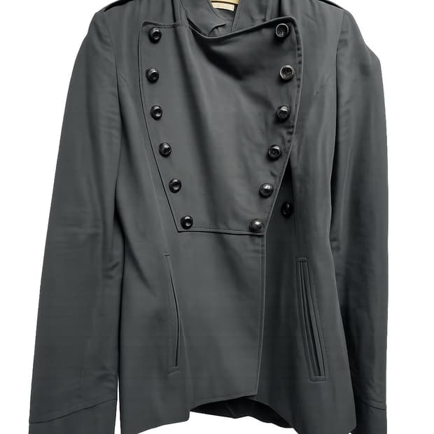 [정품] 지방시(Givenchy) 이태리제 린넨 혼방 밀리터리 자켓 (슬