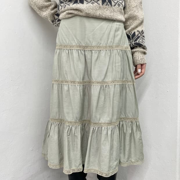 페어리 레이스 캉캉 스커트